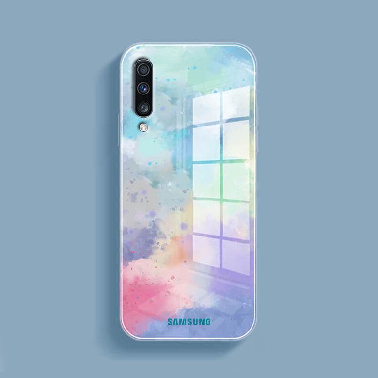 Galaxy Series for Watercolor Splatter Glass Back Case - Million Cases