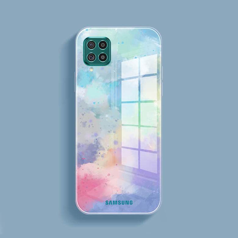 Galaxy Series for Watercolor Splatter Glass Back Case - Million Cases