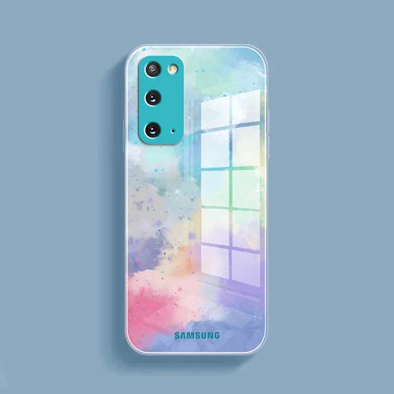 Galaxy Series for Watercolor Splatter Glass Back Case - Million Cases