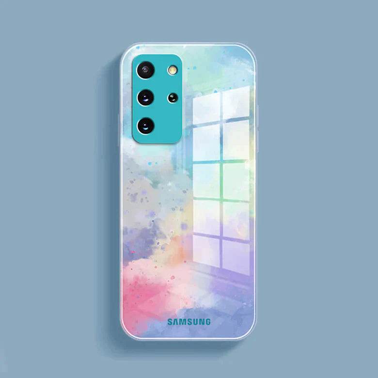 Galaxy Series for Watercolor Splatter Glass Back Case - Million Cases