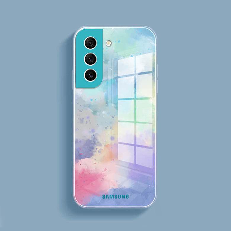 Galaxy Series for Watercolor Splatter Glass Back Case - Million Cases