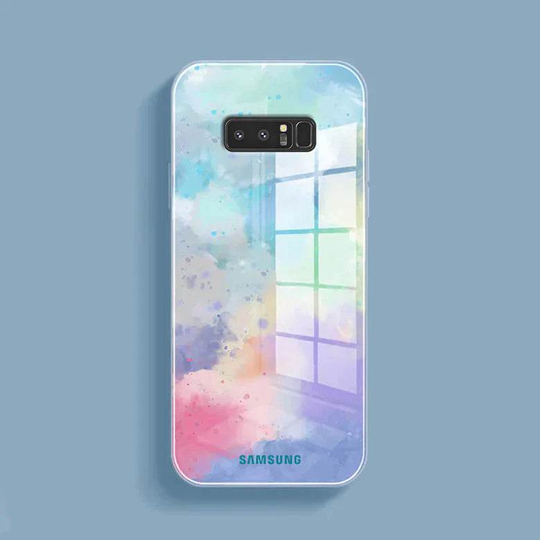 Galaxy Series for Watercolor Splatter Glass Back Case - Million Cases