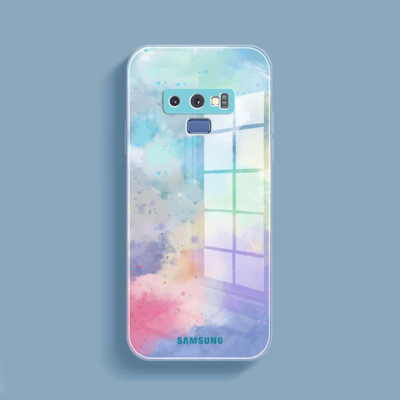 Galaxy Series for Watercolor Splatter Glass Back Case - Million Cases