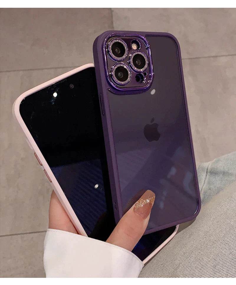 Diamond Camera Lens Clear Bumper Case - iPhone - Million Cases