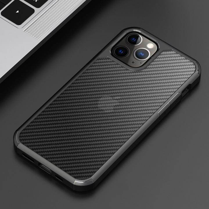 Opaque Matte Carbon Fiber TPU Armor Case - iPhone - Million Cases