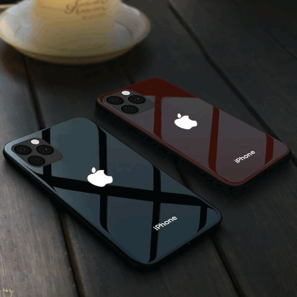 iPhone 11 Pro Max LED Logo Glass Back Case - Million Cases