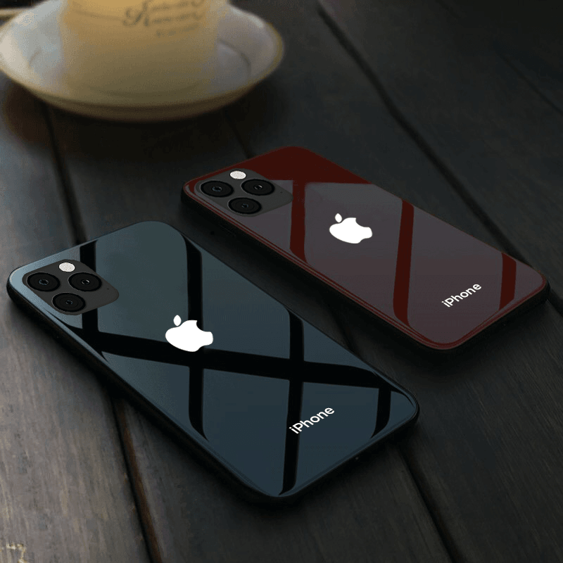 iPhone 11 Pro Max LED Logo Glass Back Case - Million Cases