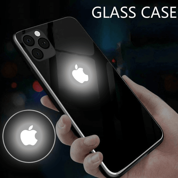 iPhone 11 Pro Max LED Logo Glass Back Case - Million Cases