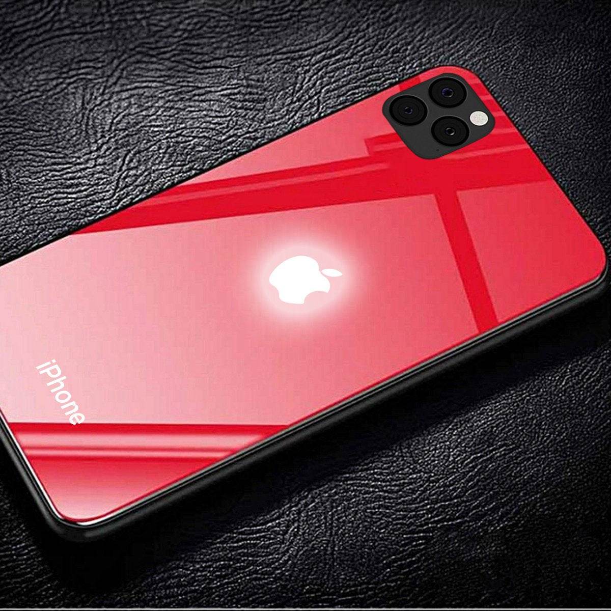 iPhone 11 Pro Max LED Logo Glass Back Case - Million Cases
