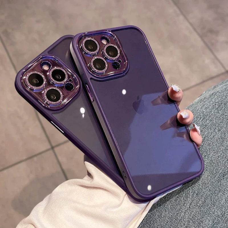 Diamond Camera Lens Clear Bumper Case - iPhone - Million Cases