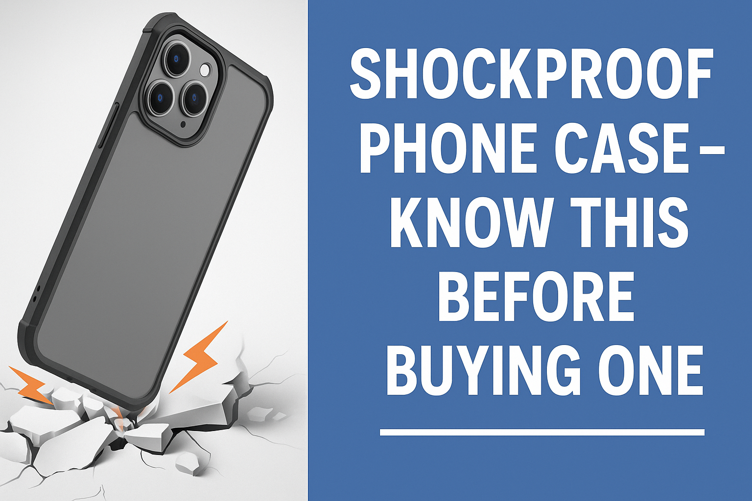 Shockproof Phone Case - Know This Before Buying One