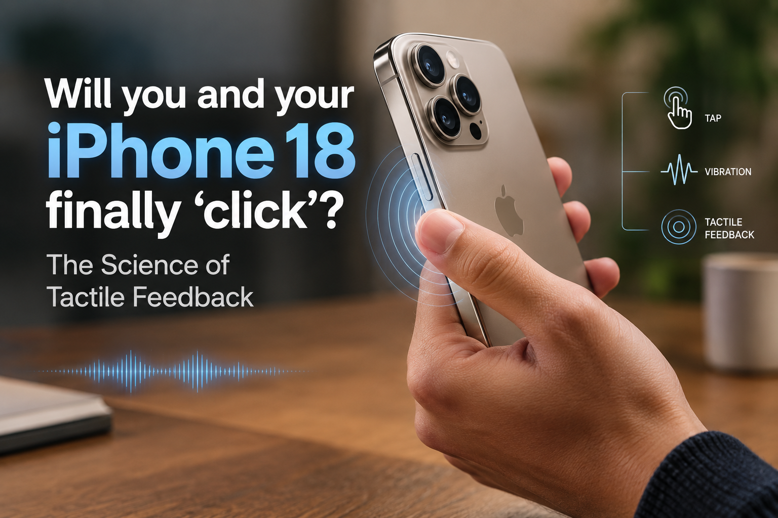 Will you and your iPhone 18 finally ‘click’? The Science of Tactile Feedback