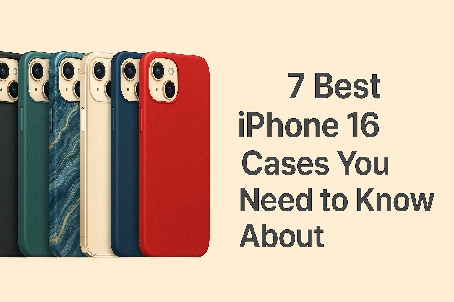 7 Best iPhone 16 Cases You Need to Know About - Million Cases 
