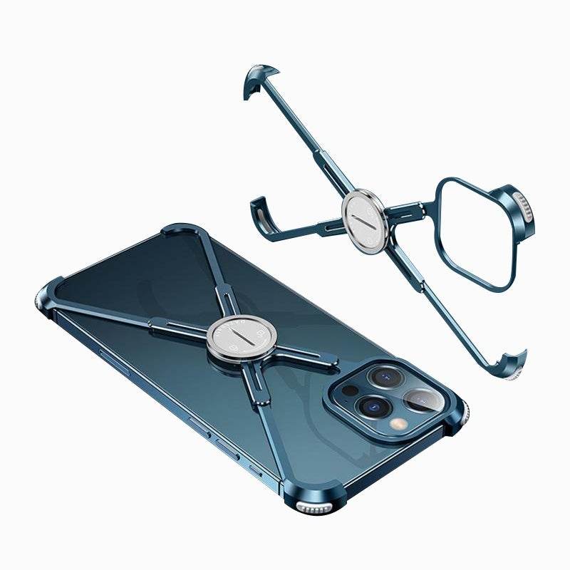 iPhone 12 Series Slim Aluminium Kickstand Bumper Frame - Million Cases 