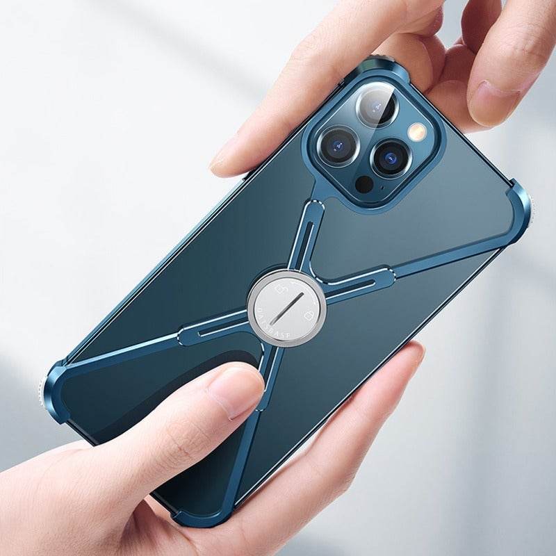 iPhone 12 Series Slim Aluminium Kickstand Bumper Frame - Million Cases 