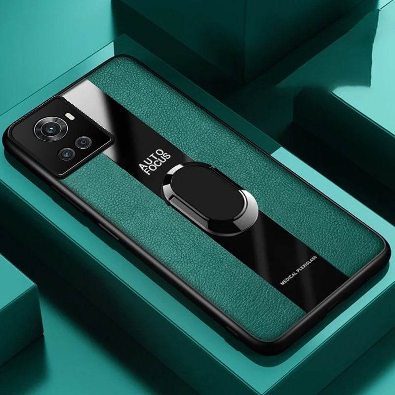 Plexiglass Luxury Leather Ring Case - OnePlus - Million Cases 