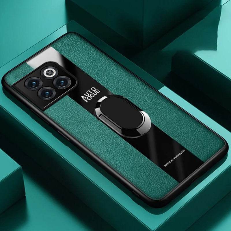 Plexiglass Luxury Leather Ring Case - OnePlus - Million Cases 
