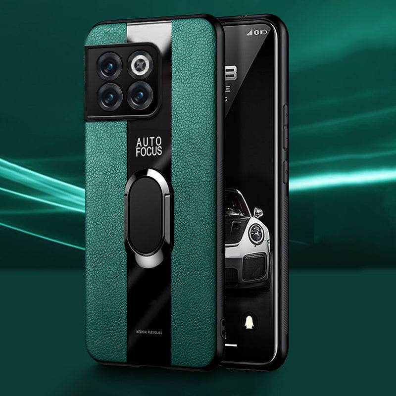 Plexiglass Luxury Leather Ring Case - OnePlus - Million Cases 
