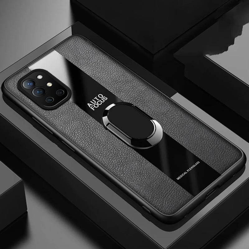 Plexiglass Luxury Leather Ring Case - OnePlus - Million Cases 