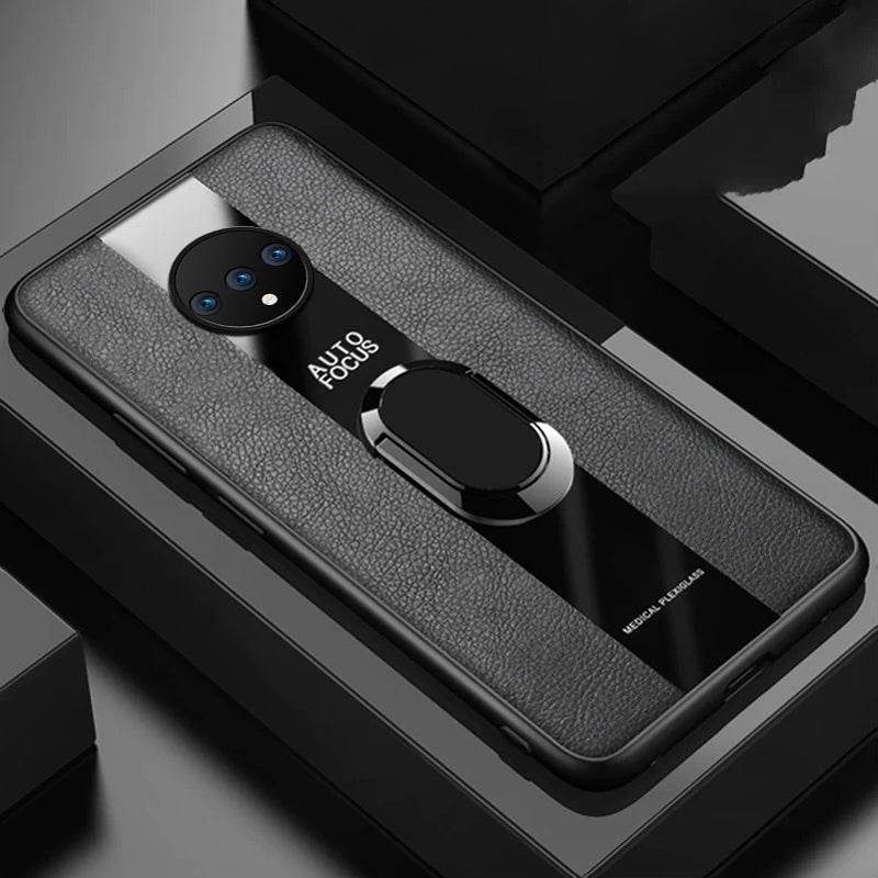 Plexiglass Luxury Leather Ring Case - OnePlus - Million Cases 