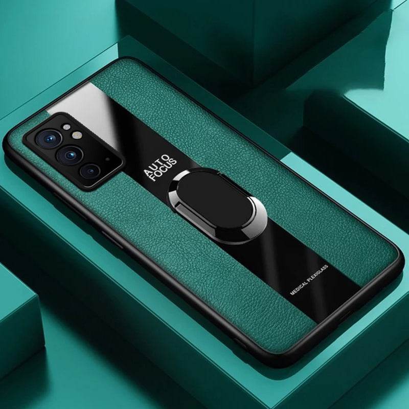 Plexiglass Luxury Leather Ring Case - OnePlus - Million Cases 