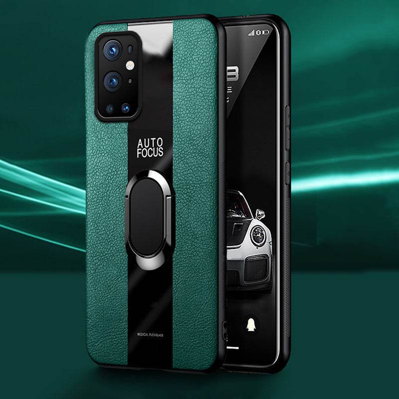 Plexiglass Luxury Leather Ring Case - OnePlus - Million Cases 