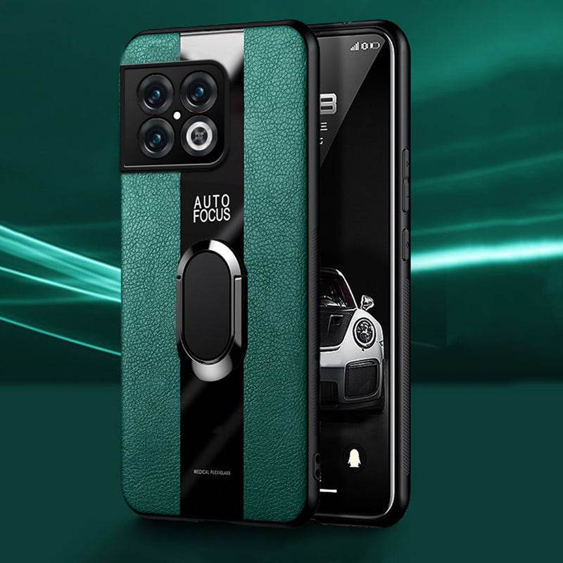 Plexiglass Luxury Leather Ring Case - OnePlus - Million Cases 
