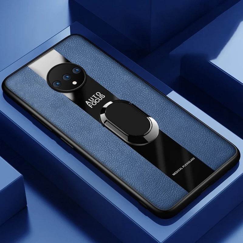 Plexiglass Luxury Leather Ring Case - OnePlus - Million Cases 