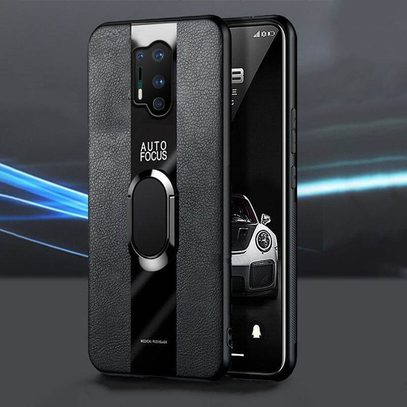 Plexiglass Luxury Leather Ring Case - OnePlus - Million Cases 