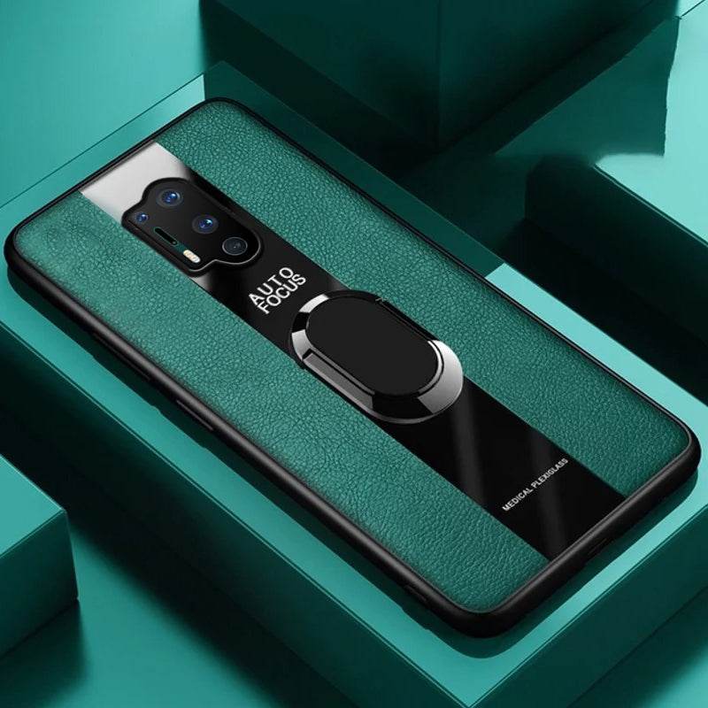 Plexiglass Luxury Leather Ring Case - OnePlus - Million Cases 