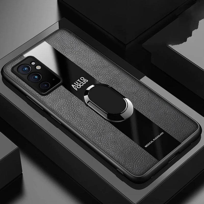 Plexiglass Luxury Leather Ring Case - OnePlus - Million Cases 