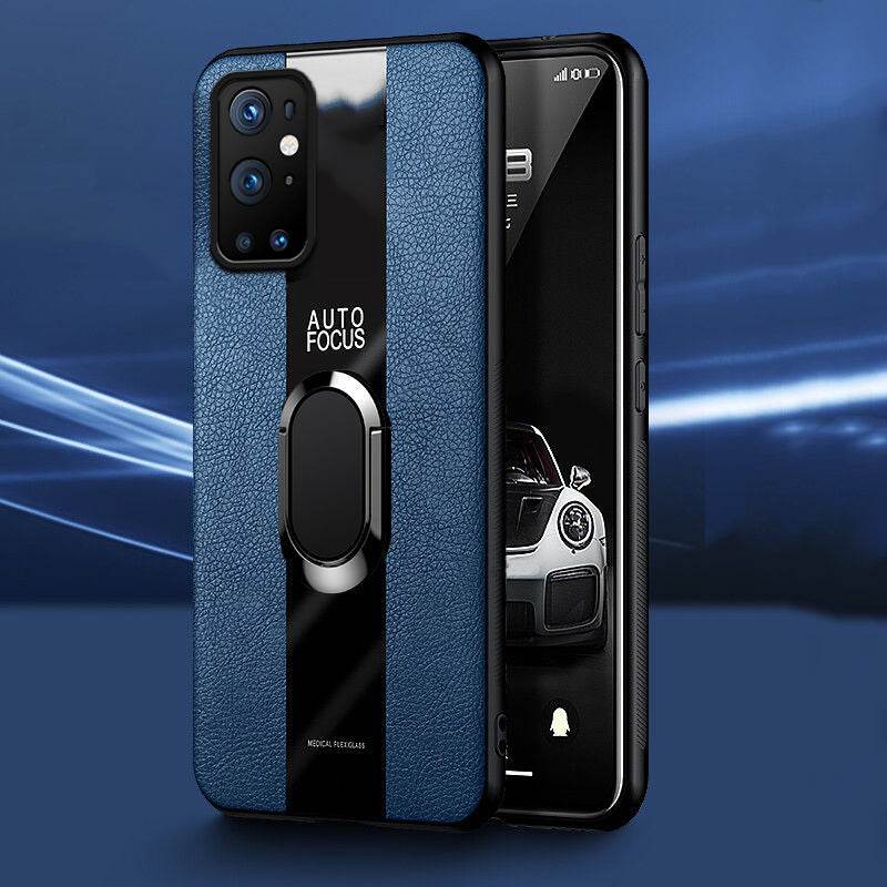 Plexiglass Luxury Leather Ring Case - OnePlus - Million Cases 