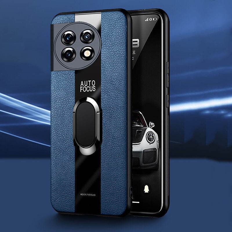 Plexiglass Luxury Leather Ring Case - OnePlus - Million Cases 