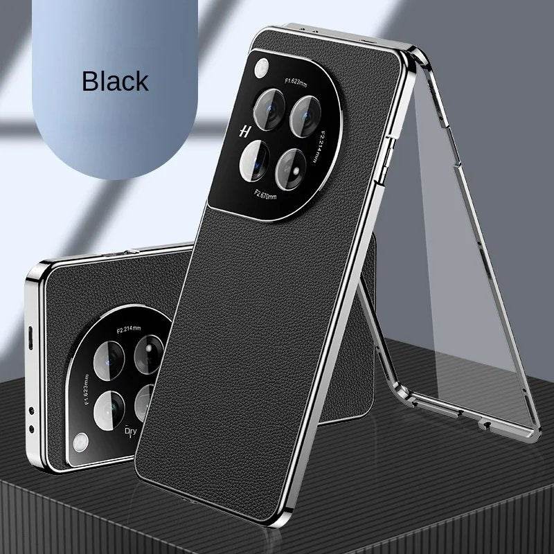 Aluminium Frame Leather Back Case - OnePlus - Million Cases 