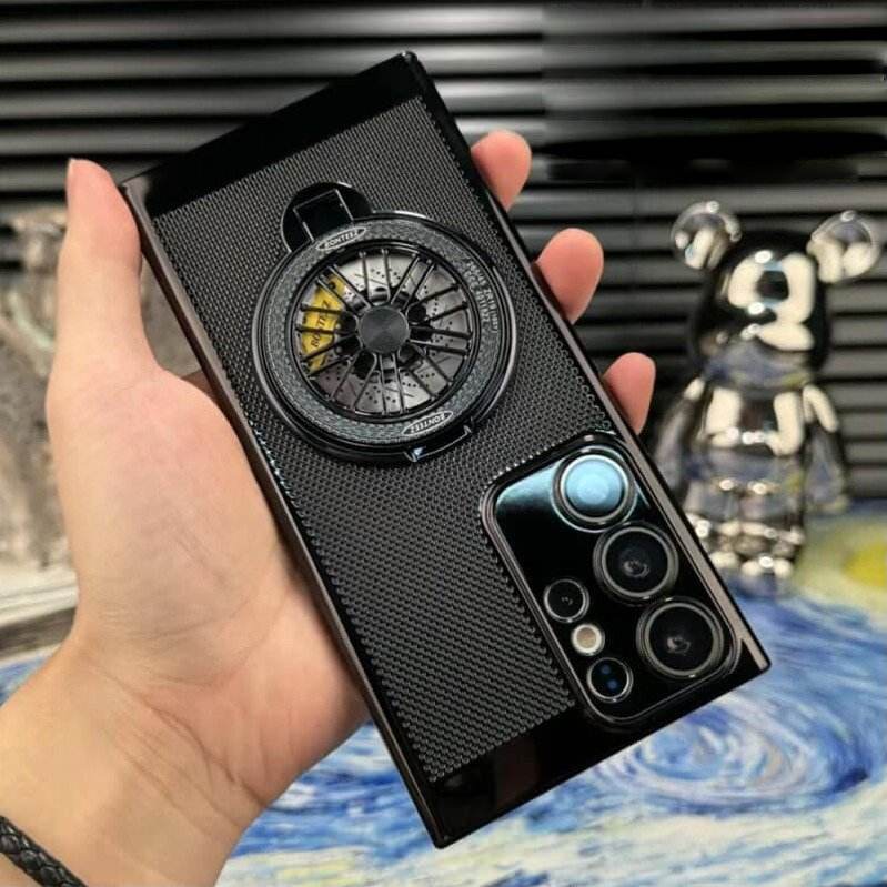 Galaxy S25 Series Brilliant Spin Rotating Wheel Stand Case - Million Cases 