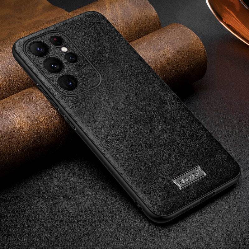 Galaxy S23 Ultra Timeless Genuine Leather Case - Million Cases 