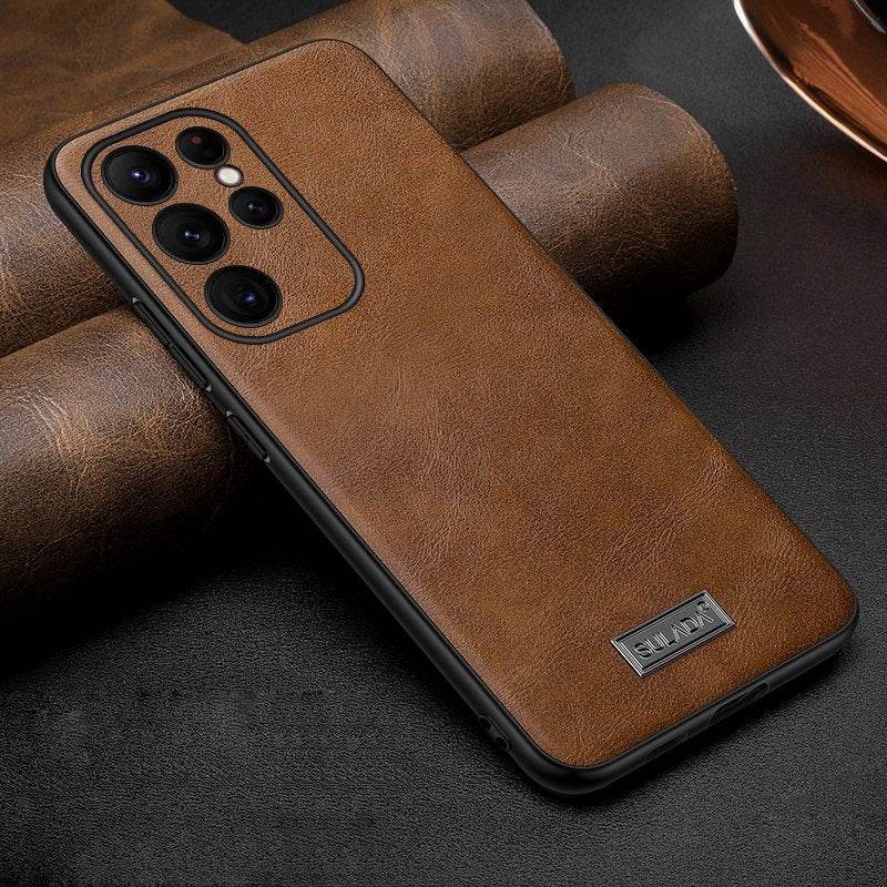 Galaxy S23 Ultra Timeless Genuine Leather Case - Million Cases 