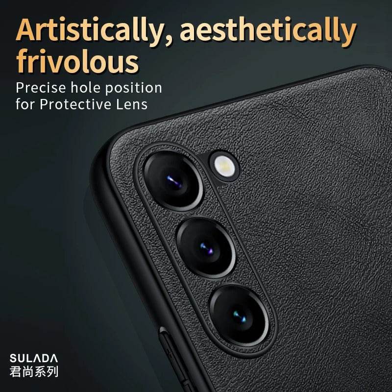 Galaxy S23 Ultra Timeless Genuine Leather Case - Million Cases 
