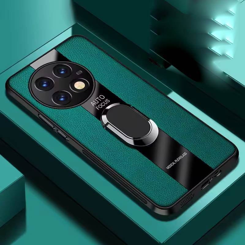 Plexiglass Luxury Leather Ring Case - OnePlus - Million Cases 