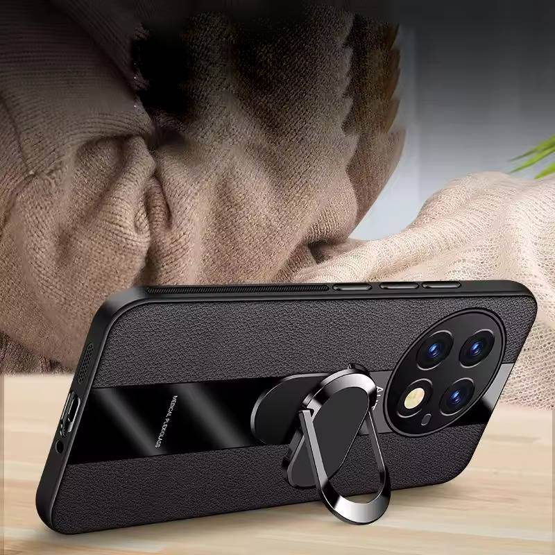 Plexiglass Luxury Leather Ring Case - OnePlus - Million Cases 