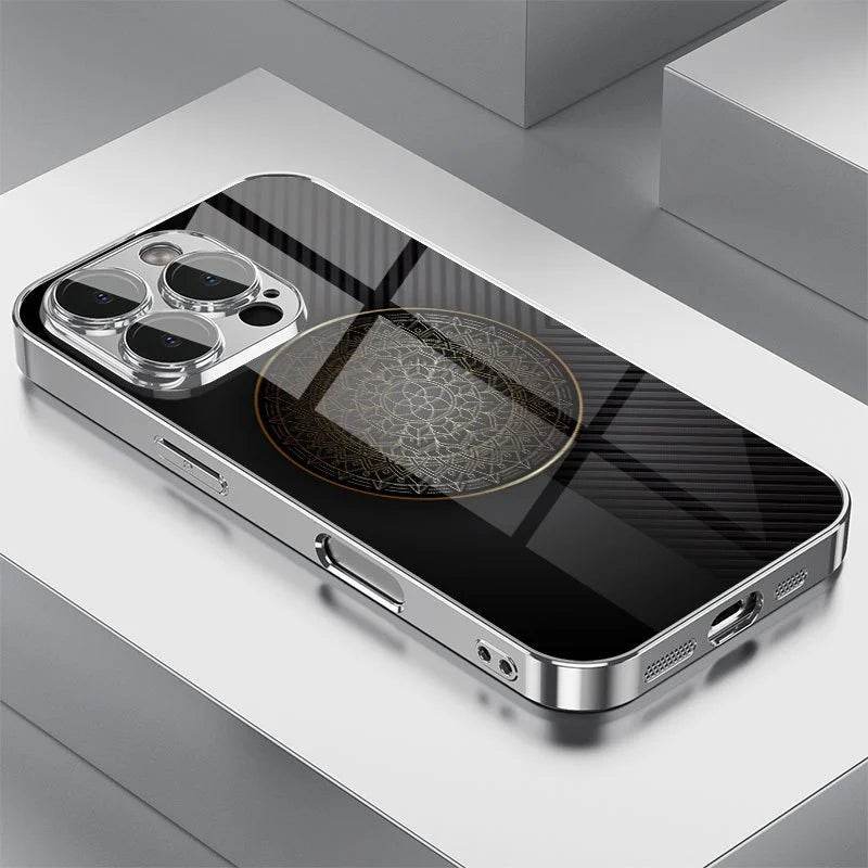 Intricate Crystal Glass Case for iPhone - Regalia Series - Million Cases 