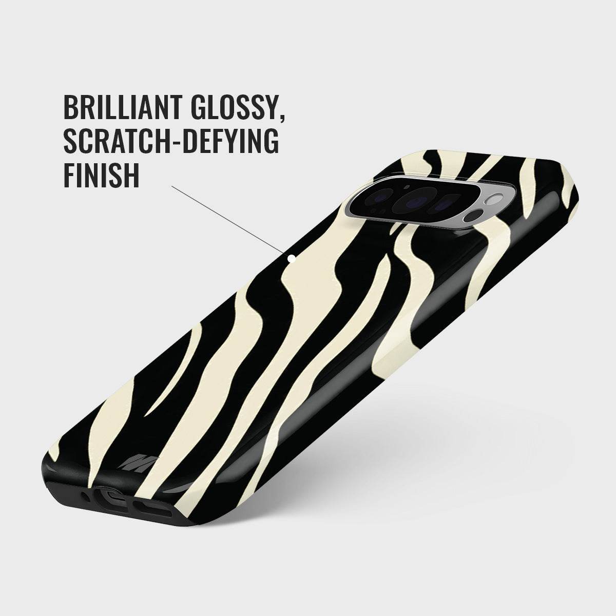 Cream & Ink Zebra - Million Cases 