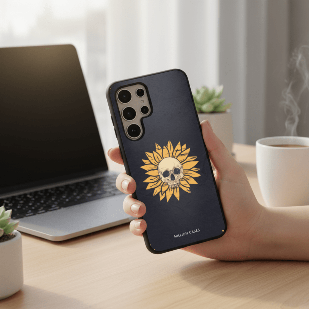 Skull Sunflower For Samsung - Spectra Series - Million Cases 