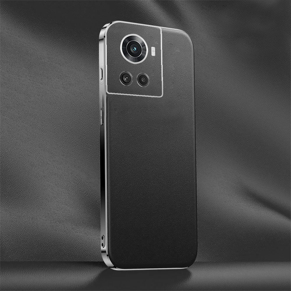 OnePlus 10R Chrome Edge Luxe Leather Case