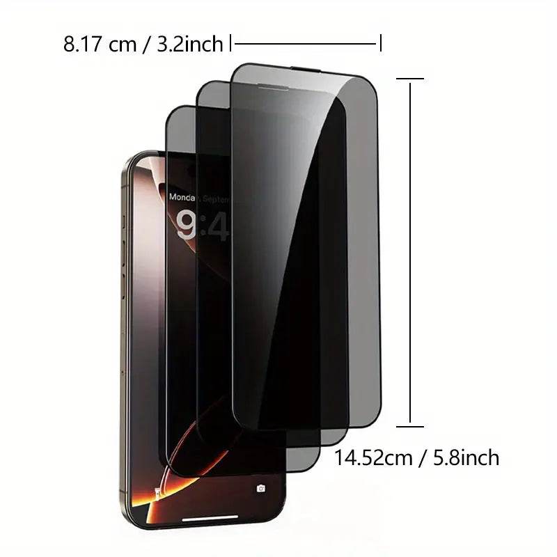 X - Level Clarity Shield Protective Privacy Tempered Glass - Million Cases 