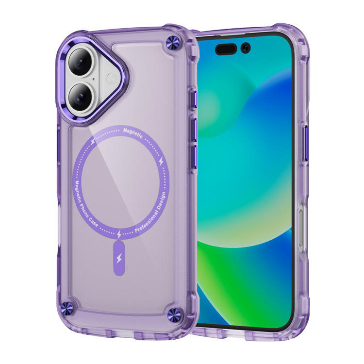 iPhone 16 Series Wave Armor Matte Magsafe Shield Case