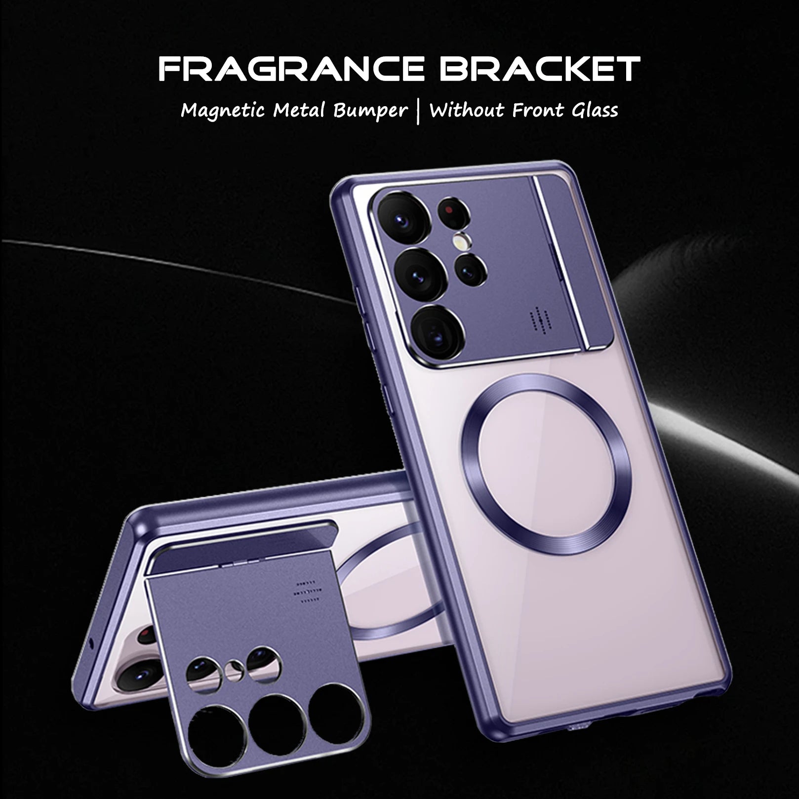 Luxury Metal Bracket Edition Magsafe Case - Samsung