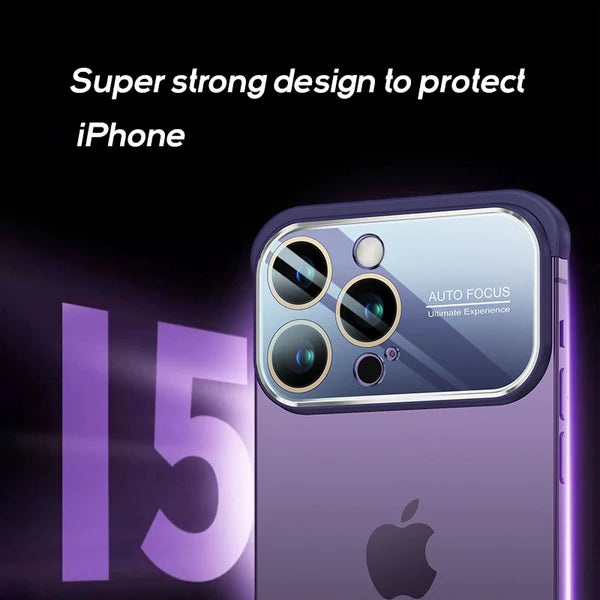 iPhone 15 Series Full Camera Corner Pad Protection Case