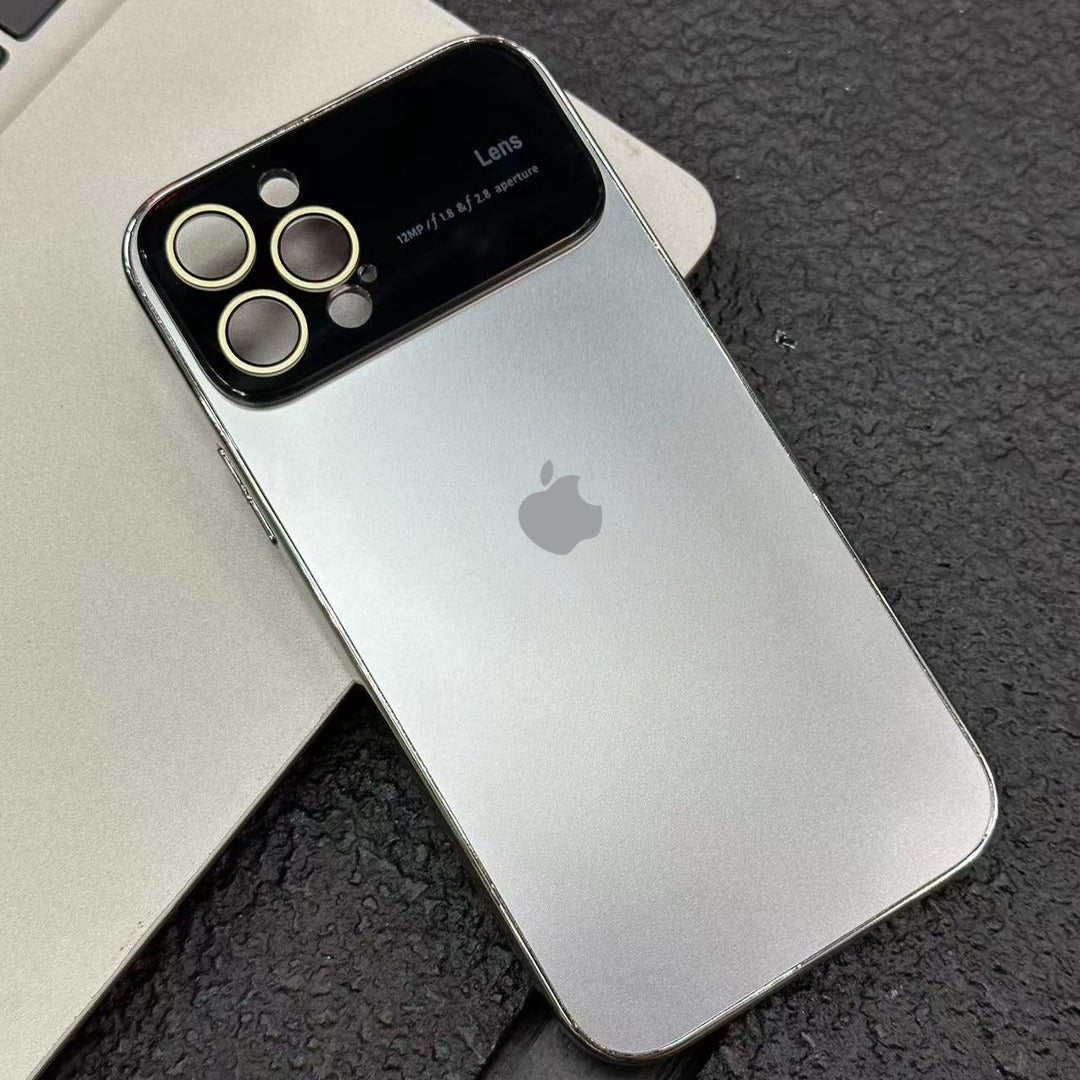 Ultra Slim Matte Shockproof Full Lens Case - iPhone