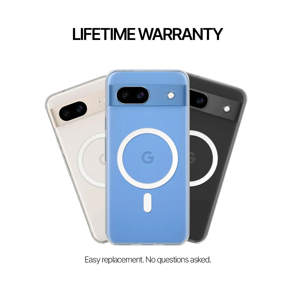 Google Pixel - Anti-Yellow Clear Case